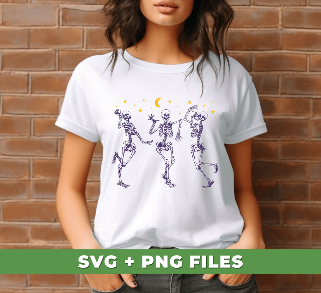 Happy Halloween, Halloween Night, Retro Skeleton, Digital Files, Png Sublimation