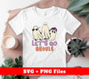 Let's Go Ghouls, Three Cute Boo, Hiphop Boo, Boojee, Digital Files, Png Sublimation