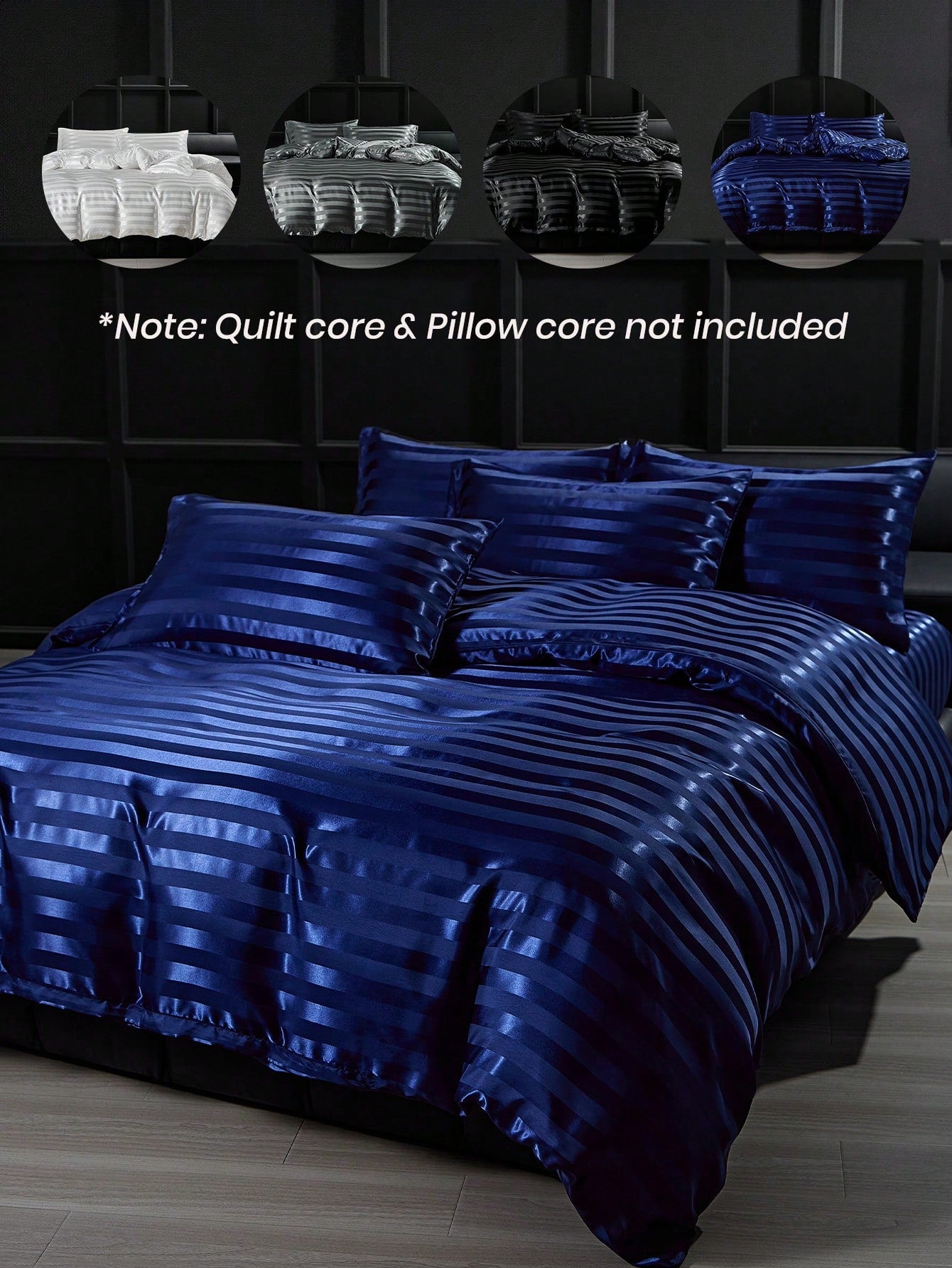 Wrap yourself in the silky smooth embrace of our Soft Blue Satin Duvet Cover Set! Lightweight and breathable, it’s perfect for cozy nights all year round. The stylish blue hue adds a splash of charm to your bedroom, while the skin-friendly fabric keeps you comfy and cool. Complete with matching pillowcases, this set turns bedtime into a dreamy escape you’ll look forward to every night. Sweet dreams never looked so good!