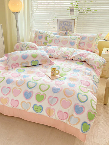 Transform your bedroom into a cozy oasis with our Soft and Breathable Printed Duvet Set. Made of high-quality materials, this 3-piece bedding set offers unmatched comfort and breathability to ensure a good night's sleep. Elevate your bedroom décor with this stylish and luxurious duvet set.