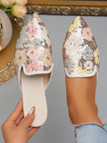 Step out with sparkle and sass in these oversized sequin pointed toe slip-on flats. Designed for effortless style, they add a dazzling touch to any casual outfit. Lightweight and comfy, these loafers are your go-to for spring, summer, and autumn adventures. Shine bright wherever you wander!