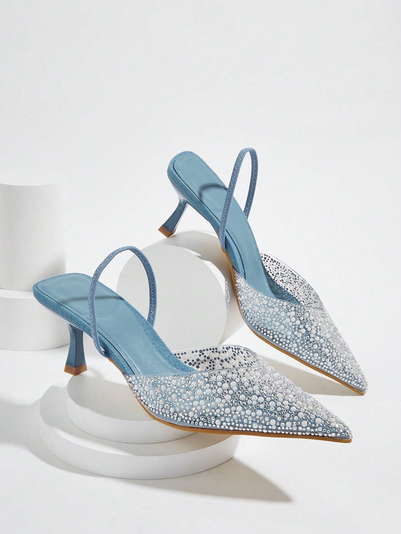 Elevate your style with our Sparkling Blue High Heel Sandals. Perfect for weddings, parties, and any special occasion, these sandals feature a stunning sparkling design that will add a touch of glamour to any outfit. With a comfortable high heel, these sandals are the perfect mix of style and functionality.