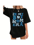Show off your mom pride with our Sparkling Boy Mom Sequin Oversized Tee! With its glimmering sequins and comfy oversized fit, it's the perfect gift for any proud mom. Get ready to shine while showing off your love for your boys!