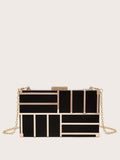 Elevate your style at any glamorous event with our Sparkling Elegance: Two-Tone Glitter Mini Crossbody Bag. Its shimmering design exudes elegance and its compact size is perfect for carrying your essentials. Embrace luxury with this must-have accessory.