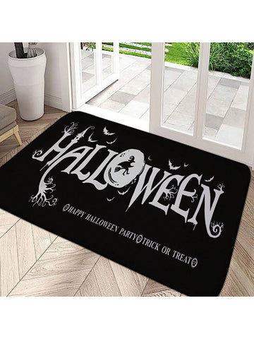 Welcome your guests with our Spooky Chic: Halloween Text Art Doormat! Designed specifically for the holiday season, this doormat features festive text art that is sure to set the tone for your Halloween party. Made with durable materials, this doormat is perfect for all your party needs.