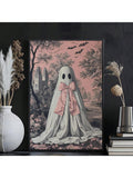 Add some spooky chic to your home decor with our Lolita Ghost Halloween Fashion Canvas Poster. Made with high-quality materials, this poster features a stylish design that will elevate any room. Perfect for the upcoming holiday, this poster will add a touch of Halloween charm to your home.