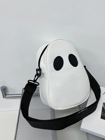 Introducing our Spooky Chic Mini Cute Ghost Design Purse, the perfect novelty crossbody bag for women. With its unique ghost design, this purse brings a touch of charm and playfulness to any outfit. The compact size makes it perfect for carrying around all your essentials, keeping you stylish and organized on the go. 