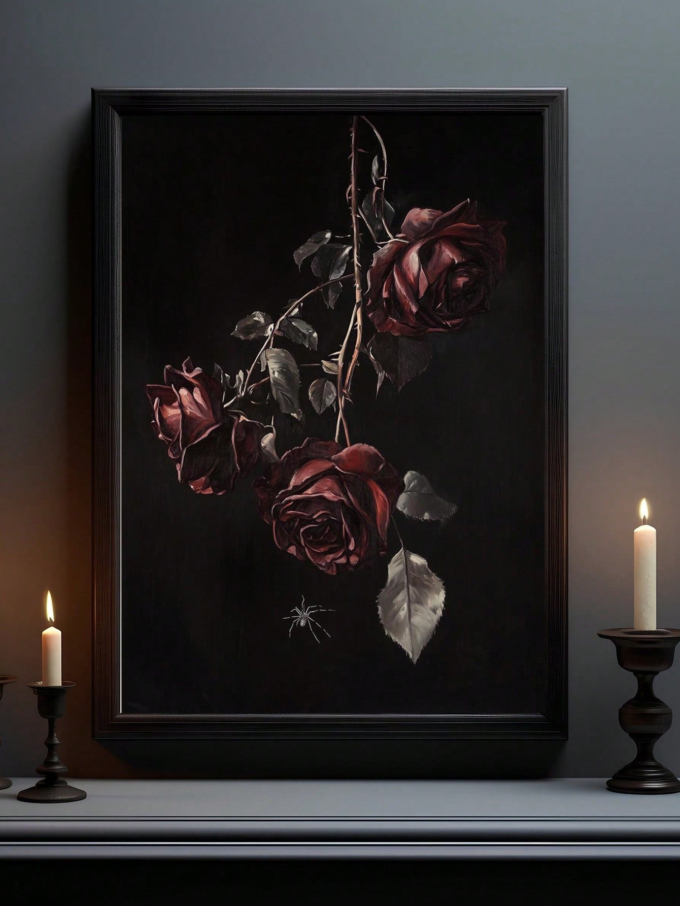 Add a dash of eerie charm to your space with this frameless, waterproof Halloween canvas poster. Designed for gothic home lovers, it brings spooky elegance without fuss—no frame needed. Durable and weather-resistant, it’s perfect for both indoor chills and outdoor thrills, making your Halloween decor effortlessly haunting all season long.