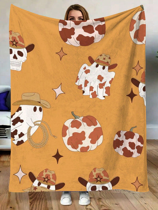 Add a touch of frightful fun to your cozy nights with our Spooky Fall Flannel! Snuggle up with this Halloween themed blanket, perfect for staying warm during chilly autumn evenings. A great gift for Thanksgiving or birthdays, this blanket is sure to bring a cozy and festive touch to any occasion.