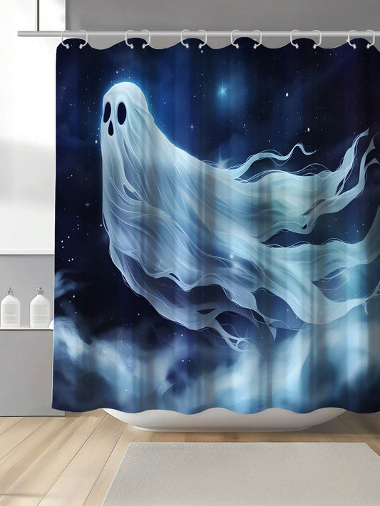 Transform your bathroom into a spooky and unique Halloween haven with our Spooky Pixie Shower Curtain. This durable and waterproof accessory not only adds a touch of eerie charm, but also protects your bathroom from water damage. A must-have for any Halloween enthusiast.