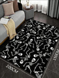 Add some spooky flair to your home with our Spooky Skeleton Halloween Rug! Perfect for living rooms, kitchens, bedrooms, and entryways, this rug adds the perfect touch for the Halloween season. Made with high-quality materials for durability and features a unique skeleton design that will surely impress your guests.