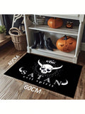 Elevate your Halloween décor with our Spooky Skeleton Pattern Rug, perfect for any room in your home. This rug not only adds a fun and festive touch to your living room, kitchen, or bedroom, but also provides a cozy and comfortable surface for your feet. Made with high-quality materials, this rug is the perfect addition to your spooky season.