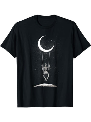 The Spooky Skeleton Print Men's Graphic Tee is a must-have for Halloween and outdoor enthusiasts. With its creepy yet playful design, this tee is perfect for any spooky occasion. Made with high-quality materials, it offers both comfort and style. Get ready to show off your spooky side with this graphic tee!