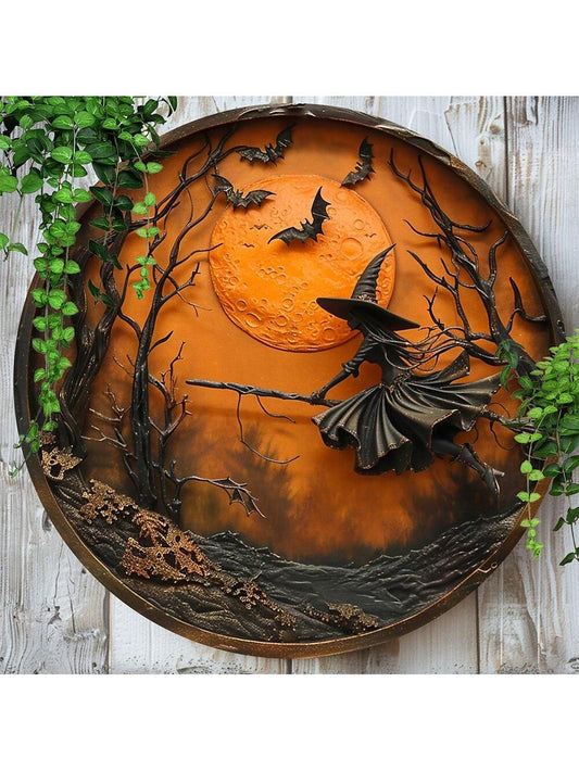 This Spooky Witch Acrylic Hanging Ornament is perfect for adding a touch of Halloween to your garden and home decor. Made of durable and weather-resistant acrylic, this ornament features a spooky witch design that will delight trick-or-treaters and guests alike. The perfect addition to your Halloween decorations!