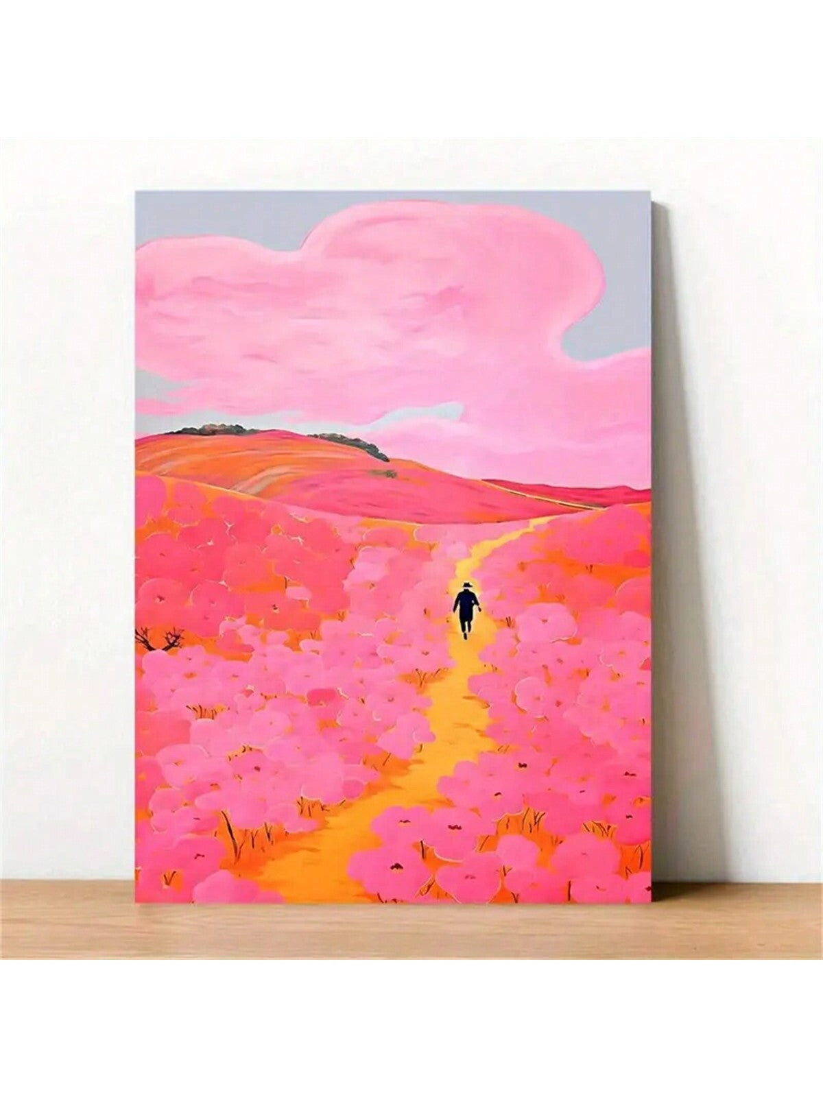 Experience the joys of spring all year round with our Spring Blooms canvas art. The vibrant pink floral landscape adds a pop of color and liveliness to any home decor. Elevate your space with this beautiful and lively piece that will bring joy to your everyday life.