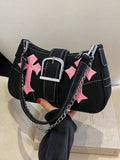 The Starlight Steampunk Shoulder Bag is a trendy and unique design perfect for stylish girls on the go. Its niche design combines fashion with functionality, making it a must-have accessory. Be the coolest girl on the street with this one-of-a-kind shoulder bag.