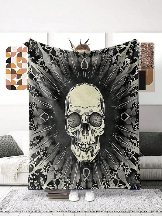 Expertly crafted with soft, comfortable fabric, our Halloween Skeleton Throw Blanket combines cozy warmth with spooky style. Perfect for snuggling up during chilly fall nights or adding a creepy touch to your home decor. Get ready to Stay Cozy and Spooky this Halloween season!