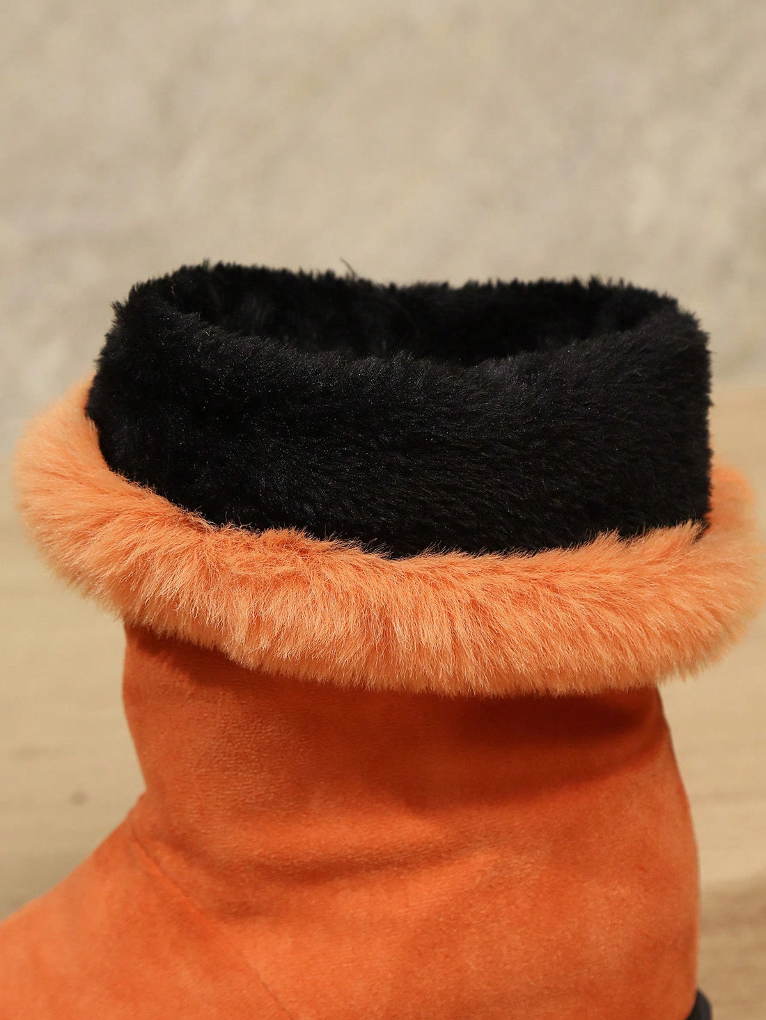 Experience ultimate style and comfort with our Exclusive Design Fleece-Lined Orange Mid-Calf Boots. Made with soft, cozy fleece lining, these boots will keep you warm and stylish all winter long. The bold orange color and mid-calf height make a fashion statement, while the superior design offers unbeatable comfort.