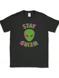 Embrace your quirky side with this Stay Weird Funny Aliens Men's T-Shirt. Featuring a vintage UFO design, it’s the perfect gift for men who love a touch of cosmic humor. Comfortable and casual, this tee adds a playful twist to any outfit while celebrating your out-of-this-world style.