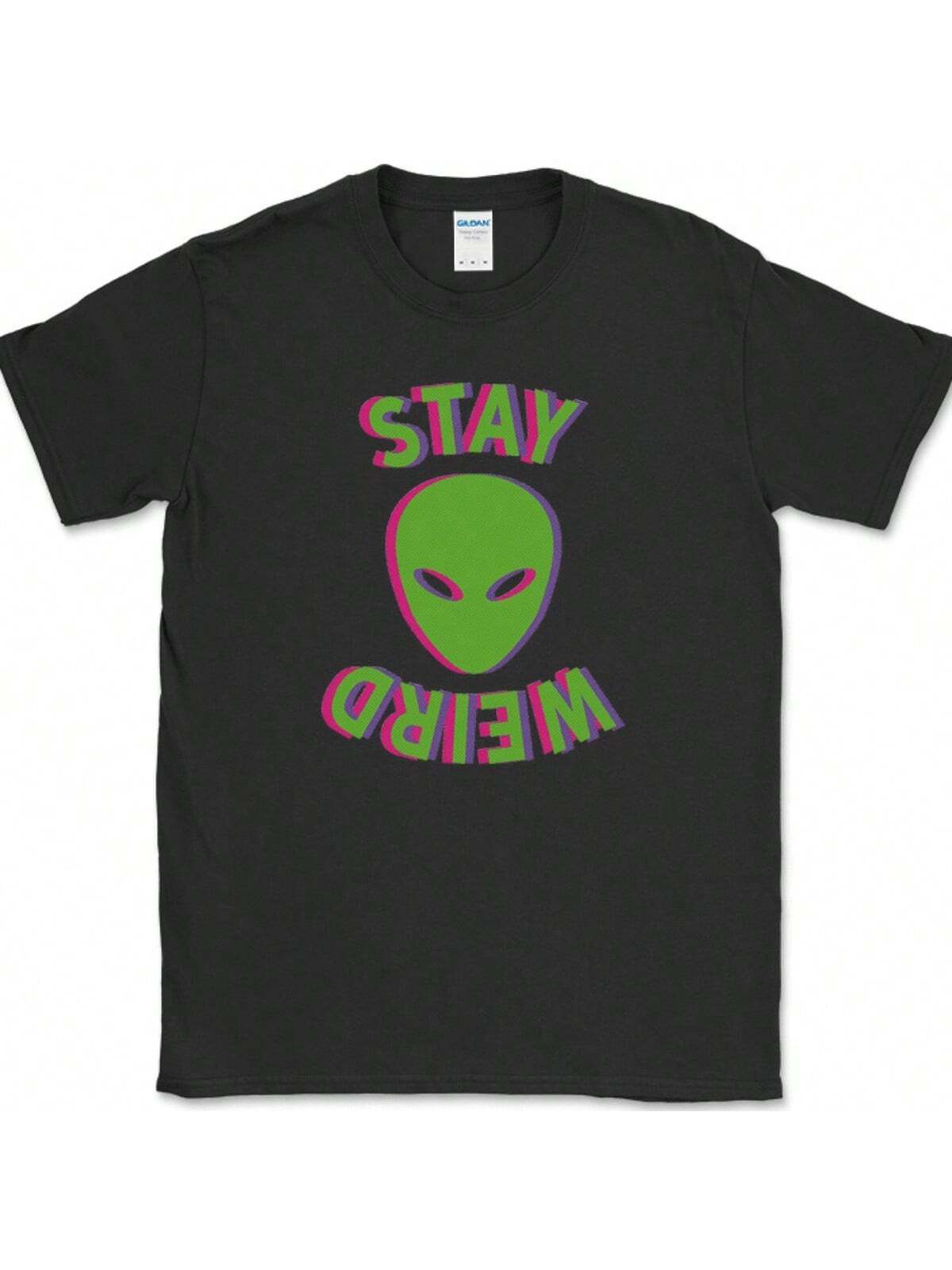 Embrace your quirky side with this Stay Weird Funny Aliens Men's T-Shirt. Featuring a vintage UFO design, it’s the perfect gift for men who love a touch of cosmic humor. Comfortable and casual, this tee adds a playful twist to any outfit while celebrating your out-of-this-world style.