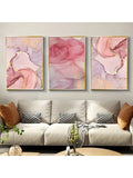 Transform your living space with this eye-catching 3-piece abstract pink marble canvas set! These frameless beauties bring a pop of modern flair to any wall, turning boring rooms into conversation starters. Perfect for adding that splash of personality to your living room without taking yourself too seriously. Who knew marble could be this fun?