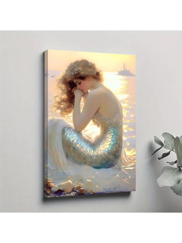Add a splash of enchantment with this Stunning Mermaid Wall Art Poster! Its whimsical design brings a playful, magical vibe to any living room, café, or bedroom. Perfect for those who love a touch of ocean charm and fantasy, this poster livens up your space with vibrant colors and captivating details. Let your walls tell a mermaid’s tale and make your decor truly unforgettable.