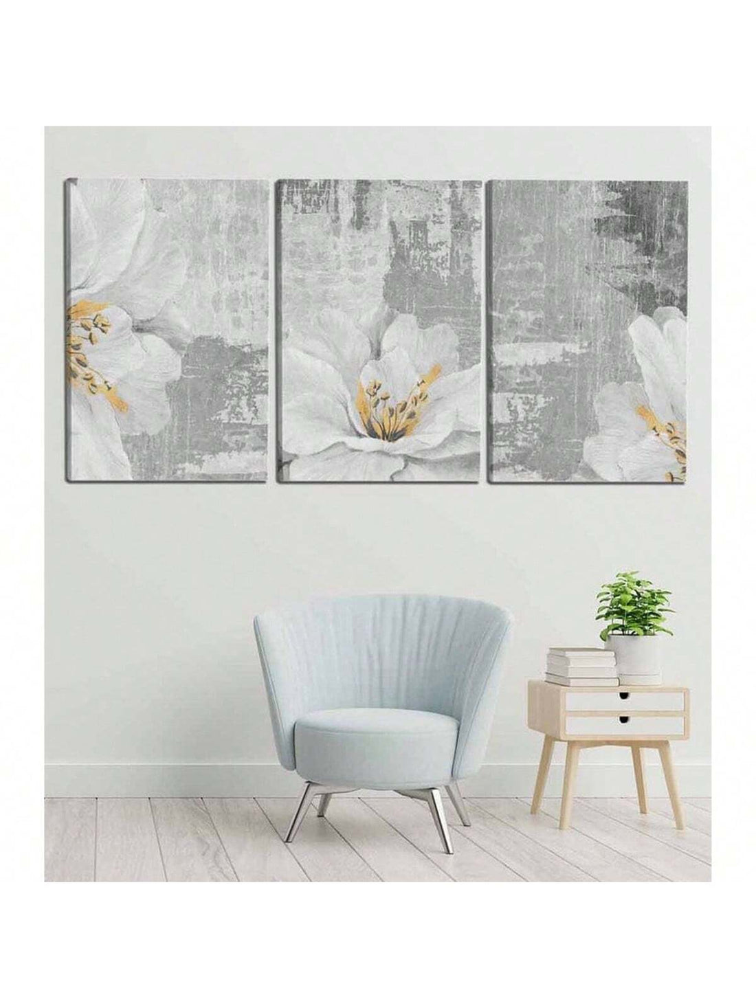 Bring a burst of creativity and charm to your space with this playful set of three abstract flower canvas prints. Perfect for brightening up any home or office, these vibrant artworks add a splash of color and a touch of whimsy to your walls. Their unique designs invite conversation and inspire joy, making your environment feel lively and inviting. Easy to hang and sure to impress, this trio transforms ordinary walls into a gallery of fun and elegance.