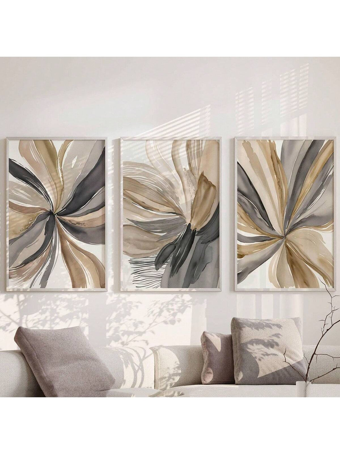 Bring a splash of modern flair to your space with this playful 3-piece frameless canvas set. Featuring abstract designs that dance across each panel, this art trio effortlessly energizes any room. Lightweight and easy to hang, it’s the perfect way to add bold style without the fuss. Transform your walls and spark some smiles!