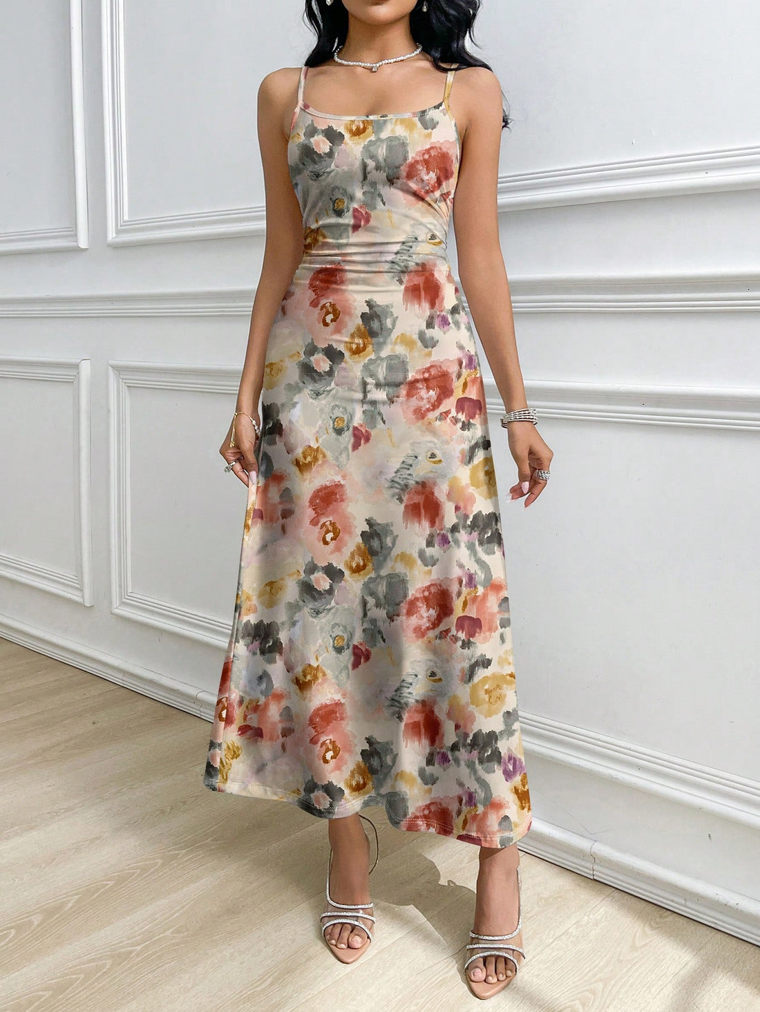 Effortlessly elevate your everyday fashion with our Stylish Abstract Printed Sleeveless Dress. Featuring a flattering waist ruching and a playful abstract print, this dress is perfect for those who don't take themselves too seriously (but still want to look stylish!). Say goodbye to boring outfits and hello to quirky style!
