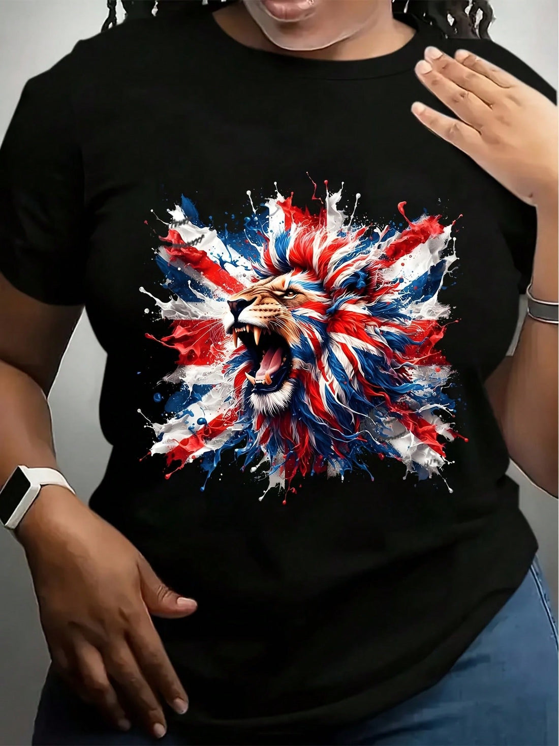 Celebrate your patriotic spirit with this Stylish American Flag Women's T-Shirt! Designed for comfort and flair, it’s perfect for rocking the 4th of July or adding a touch of star-spangled fun to your everyday look. Show off your pride with a playful twist that’s as bold as you are.