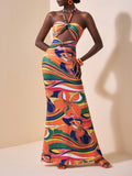 Get ready to slay your summer vacation with our Stylish Backless Halter Neck Mermaid Hem Dress! This dress effortlessly combines style and comfort, making it perfect for all your summer adventures. Show off your back and rock your inner mermaid in this dress that will surely turn heads.