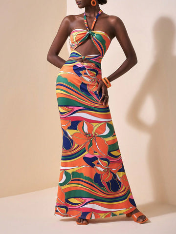 Get ready to slay your summer vacation with our Stylish Backless Halter Neck Mermaid Hem Dress! This dress effortlessly combines style and comfort, making it perfect for all your summer adventures. Show off your back and rock your inner mermaid in this dress that will surely turn heads.