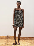 Step into sunshine and style with this black crochet summer dress! Perfect for beach days or breezy evenings, its playful bohemian vibe and adjustable straps let you customize your look and stay comfy all day. Light, airy, and effortlessly chic — this dress is your new go-to for vacation fun or casual flair.