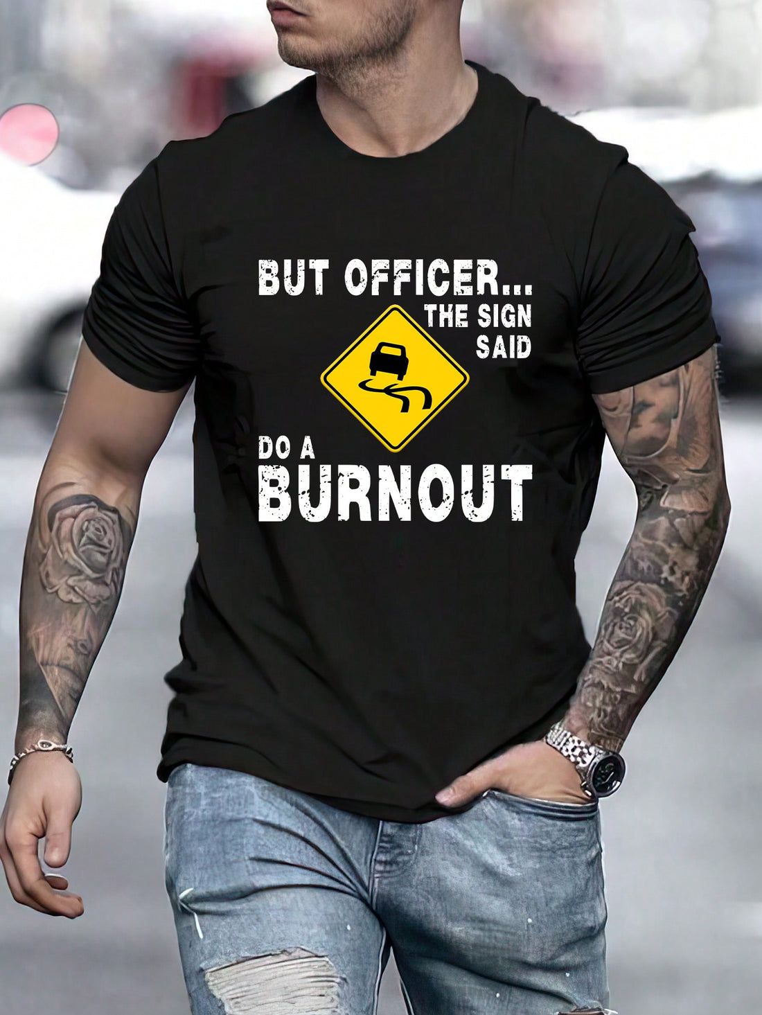 Add some personality to your wardrobe with our Stylish Casual Slogan T-Shirts for Men. With a perfect blend of comfort and attitude, these tees are a must-have for any trendy guy. Make a statement with our unique and playful designs. (Don't miss out on these cool shirts!)