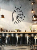 Bring a touch of whimsy to your walls with this Stylish Cat Line Metal Wall Art. Its sleek, modern design captures the playful spirit of cats in a simple yet eye-catching silhouette. Perfect for cat lovers who want to add charm and personality to their home décor or gift something that’s both fun and stylish. Easy to hang and sure to spark smiles, it’s the purr-fect finishing touch for any room.