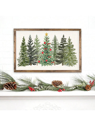 Transform your space into a festive wonderland with this eye-catching Christmas tree canvas decoration. Whether you're decking out your living room, hosting holiday gatherings, or adding seasonal charm to any corner of your home, this stylish piece brings instant yuletide magic. Its vibrant design captures the spirit of the season while complementing any décor style. Hang it proudly and watch guests light up at your festive flair. The perfect way to spread holiday cheer without the mess of a real tree!