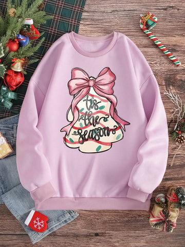 Experience stylish comfort every day with our Women's Bow Print Casual Sweatshirt. Featuring a trendy bow print design, this sweatshirt is perfect for adding a touch of style to your everyday outfits. Made with high-quality materials, it provides the perfect balance of comfort and style.