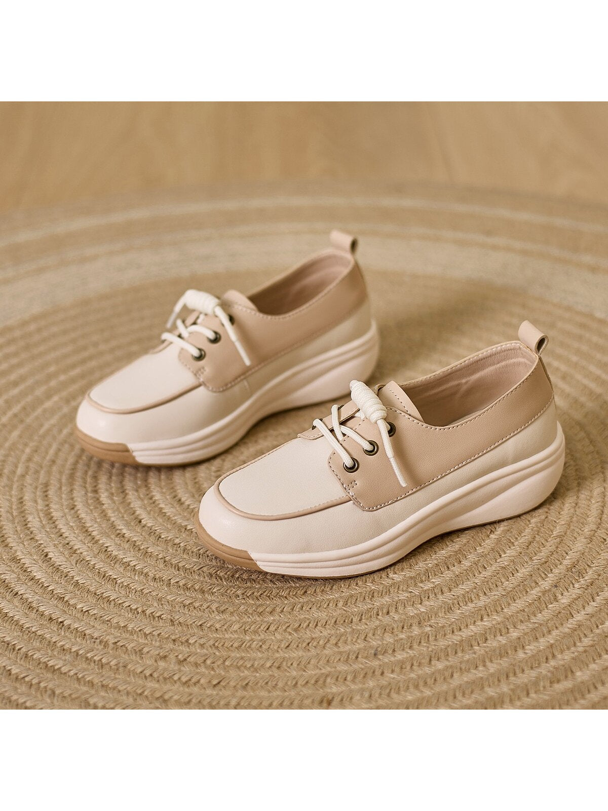Get ready for spring and autumn with these Stylish & Comfortable Women’s Thick Sole Casual Shoes! Not only do they provide fashion and comfort, but also perfect for any occasion. Don't miss out on the must-have shoe of the season!