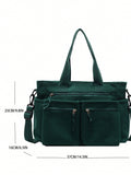 Meet your new favorite sidekick: the Stylish Corduroy Shoulder Tote Bag! Perfectly roomy for all your daily adventures—whether it’s school, work, or a spontaneous getaway. Crafted from cozy corduroy, it adds a fun, textured twist to your outfit while keeping everything you need close at hand. Say goodbye to clutter and hello to effortless style with this playful, practical tote!