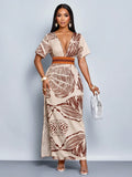 Embrace sunny days in this playful floral print maxi dress, designed to keep you feeling breezy and fabulous. Its flowing silhouette and vibrant pattern make it the perfect companion for spring strolls or summer getaways. Lightweight and comfortable, it effortlessly blends style with ease, ensuring you stand out wherever your adventures take you.
