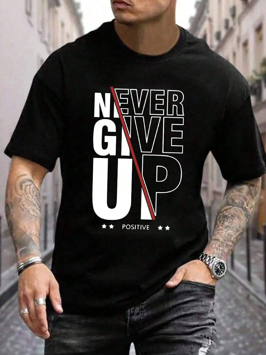 Make a statement with this eye-catching graphic print tee! Perfect for guys who want to add some personality to their warm-weather wardrobe. The comfortable crew neck and casual short sleeves make it ideal for everything from beach days to backyard BBQs. Pair with your favorite shorts or jeans for an effortlessly cool look that's ready for whatever summer throws your way!