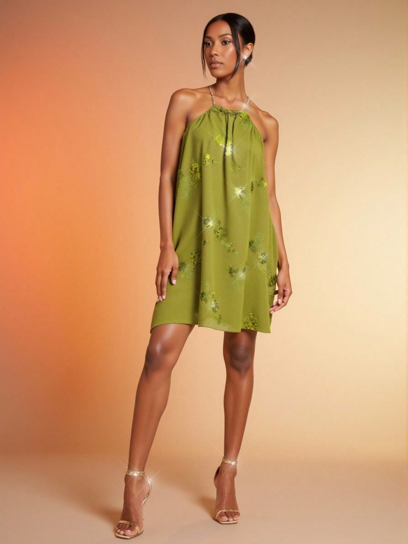 Stylish Green Tube Top Dress for Graduation, Parties, and Beach Outings