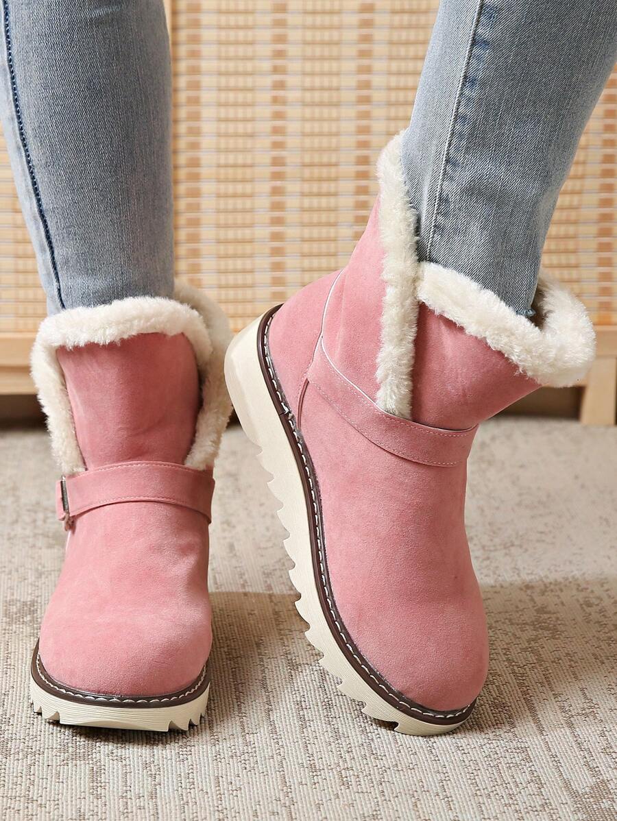 Step out in style and warmth with these khaki winter snow boots designed just for women who love a little flair in the cold. Featuring a thick sole for extra grip and comfort, plus a trendy flat strap that adds a playful touch, these boots keep you cozy without sacrificing fashion. Perfect for snowy adventures or cozy city strolls, they bring a fun twist to winter wear while protecting your feet from frosty weather.