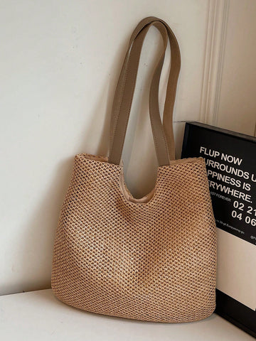 Brighten your day with this Stylish Large Capacity Rainbow Shoulder Tote Bag! Perfect for carrying all your essentials and more, its vibrant rainbow design adds a fun pop of color to any outfit. Spacious and sturdy, it’s ideal for everyday adventures, whether you’re heading to work, the market, or a weekend outing. Embrace practicality with a playful twist!