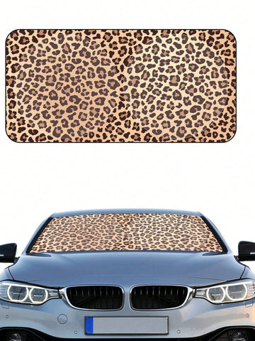 Protect your car with style! Our Stylish Leopard Print Car Windshield Sun Shade is perfect for SUVs and Trucks. The large size provides maximum UV protection while adding a touch of quirkiness to your vehicle. Make a statement and keep your car cool at the same time. Meow!