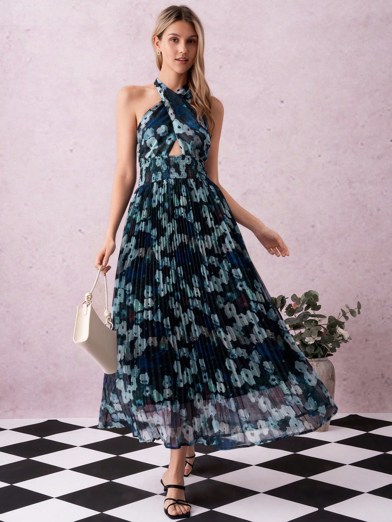 Step into sunshine with this Lightweight Ruffle Neck Printed Maxi Dress! Flowy and breezy, it’s your go-to for effortless spring and summer style. The playful ruffle neckline adds a flirty touch, while the vibrant prints keep things lively. Perfect for casual outings or lazy weekends, this maxi dress combines comfort and charm in every twirl.