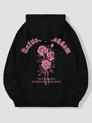 Elevate your everyday style with this eye-catching floral print hooded sweatshirt! The bold letter design adds a splash of personality while the cozy fabric keeps you comfy during coffee runs or weekend hangouts. Throw it on with jeans for an instant outfit upgrade that says "I woke up like this... awesome." Your casual wardrobe just got a whole lot more interesting!