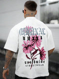 Bring a burst of summer fun to your wardrobe with this stylish men's floral slogan graphic tee. Featuring vibrant floral prints paired with a catchy slogan, it’s perfect for adding effortless cool to any casual outfit. Lightweight and comfortable, this tee keeps you feeling fresh and playful all day long. Ideal for sunny days, weekend hangouts, or just expressing your laid-back vibe with a touch of flair.