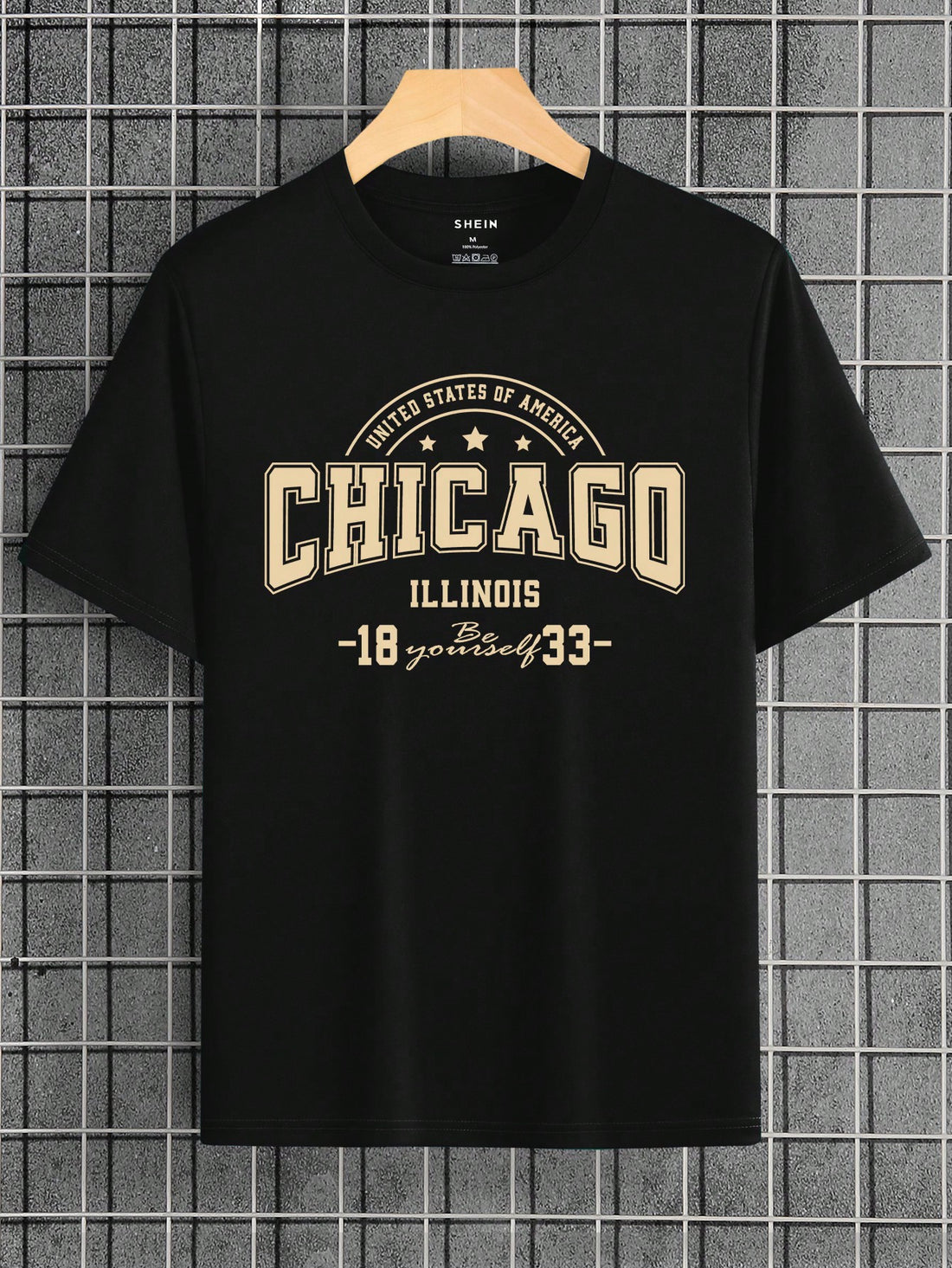 Elevate your everyday casual wear with our stylish men's letter graphic tee. Featuring eye-catching graphics and a comfortable fit, this tee is perfect for adding some fun and personality to your wardrobe. Whether you're heading out with friends or kicking back at home, this tee has got you covered.