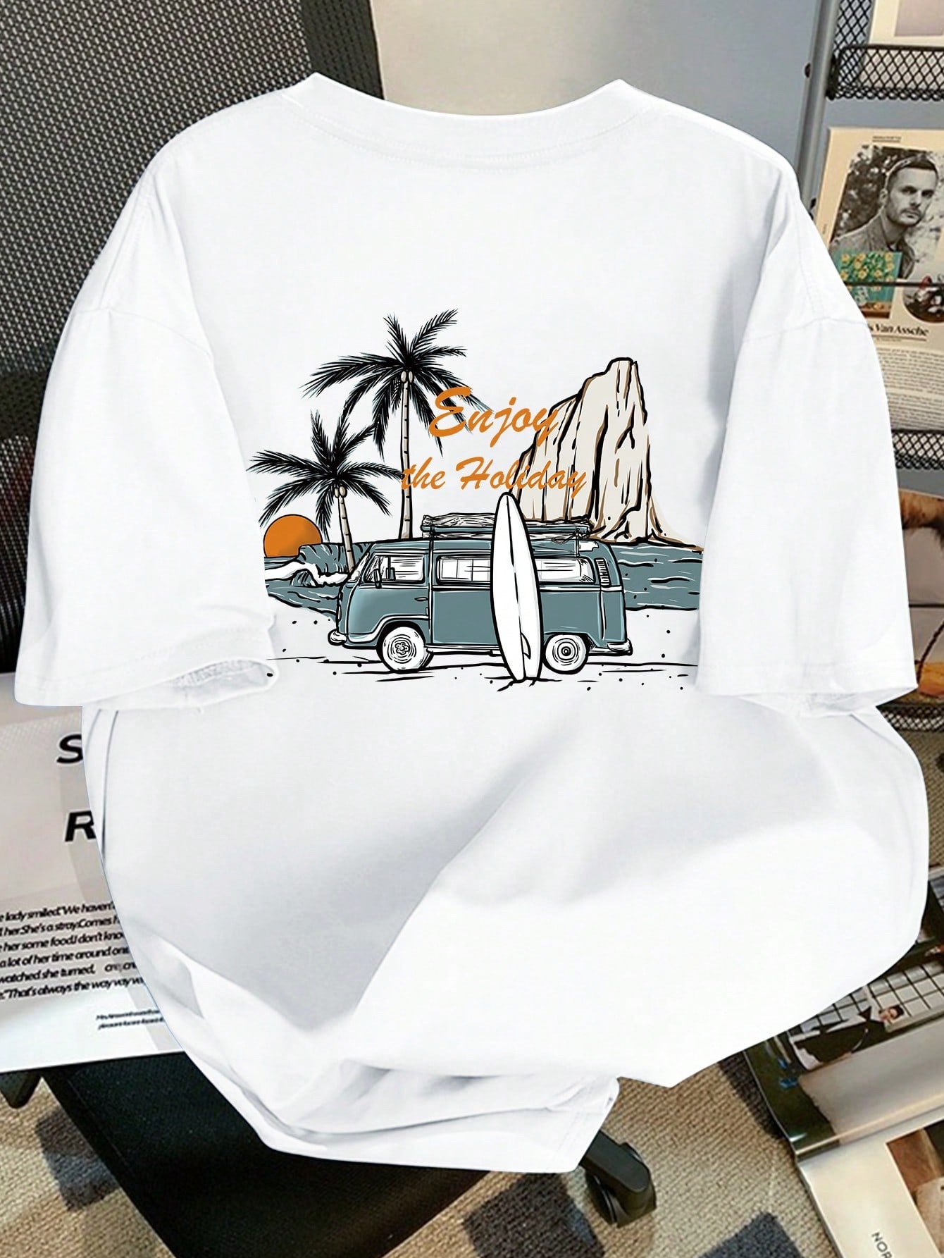 Elevate your everyday look with this men's printed tee that's anything but ordinary! Combining head-turning style with can't-believe-it's-this-comfortable fabric, it's the shirt that'll have you reaching into your drawer day after day. Perfect for those "I woke up like this" fashion moments or when you want to look put-together without actually putting in the effort!